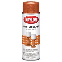 Krylon K03807A00 Craft Spray Paint, Glitter, Orange Burst, 5.75 oz, Can 