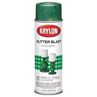 Krylon K03809A00 Craft Spray Paint, Glitter, Lucky Green, 5.75 oz, Can 