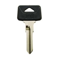 HY-KO 12005VL8 Automotive Key Blank, Brass/Plastic, Nickel, For: Volvo Vehicle Locks 5 Pack 