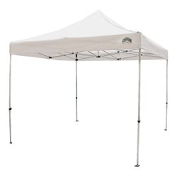 Seasonal Trends 21006906011 Titan Canopy, 10 ft L, 10 ft W, 11.2 in H, Steel Frame, Polyester Canopy, White Canopy 