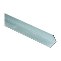 Stanley Hardware 4203BC Series N258-301 Angle Stock, 1 in L Leg, 96 in L, 1/16 in Thick, Aluminum, Mill 