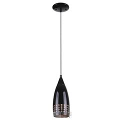 Westinghouse 6100900 Adjustable Mini Pendant, 1-Lamp, Black Fixture 