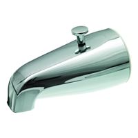 Danco 80765 Tub Spout with Diverter, Metal, Chrome Plated, For: 1/2 in or 3/4 in IPS Connections 