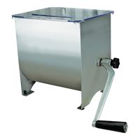 Weston 36-1901-W Meat Mixer, 20 lb Grind, Stainless Steel, Silver 
