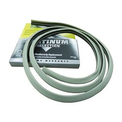 M-D Platinum Series 91892 Replacement Weatherstrip, 1.1 in W, 9 in L, TPV3 Rubber, Beige 20 Pack 