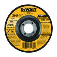 DeWALT DW8434 Grinding Wheel, 4-1/2 in Dia, 1/8 in Thick, 5/8 in Arbor, 24 Grit, Very Coarse 