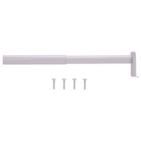 Prosource 21012PHX-PS Adjustable Closet Rod, 18 to 30 in L, Steel 