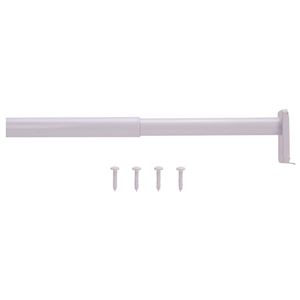 Prosource 21012PHX-PS Adjustable Closet Rod, 18 to 30 in L, Steel