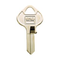 Hy-Ko 11010MH1 Key Blank, Brass, Nickel, For: Master Cabinet, House Locks and Padlocks, Pack of 10 