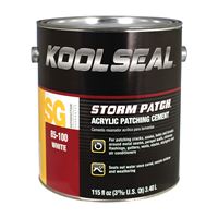 Kool Seal KS0085100-16 Patching Cement, White, Liquid, 1 gal, Pack of 4 
