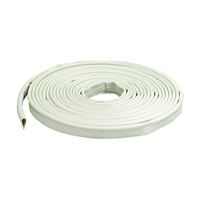 M-D 68676 Door Gasket, 1/2 in W, 1/4 in Thick, 20 ft L, Silicone, White 