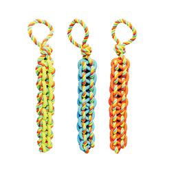Chomper WB15530 Dog Toy, Braided Rope, Thermoplastic Rubber 