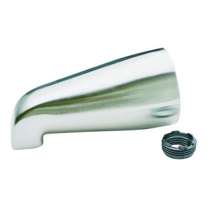 Plumb Pak PP825-30 Bathtub Spout, 3/4 in Connection, IPS, Chrome Plated, For: 1/2 in or 3/4 in Pipe