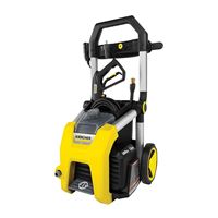Karcher K1700 Pressure Washer, 13 A, 1700 psi Operating, 1.2 gpm, Spray Nozzle, 20 ft L Hose, Black/Yellow 