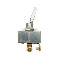 Calterm 41770 Toggle Switch, 35 A, 12 VDC, Screw Terminal, Chrome Housing Material 