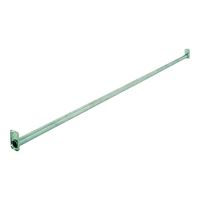 Prosource 21090PHX-PS Adjustable Closet Rod, 96 to 150 in L, Steel 