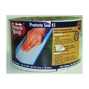 Protecto Wrap Protecto Seal 45 805209SW Membrane Flashing, 50 ft L, 9 in W, Polyethylene, Self-Adhesive