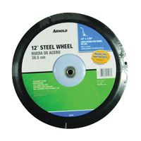 ARNOLD 1275-B Semi-Pneumatic Tread Wheel, Steel, For Lawn Mowers 