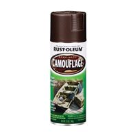 Rust-Oleum 1918830 Camouflage Spray Paint, Ultra Flat, Earth Brown, 12 oz, Can 