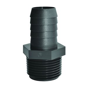 Green Leaf A1412P Pipe to Hose Adapter, Straight, Polypropylene, Black 5 Pack