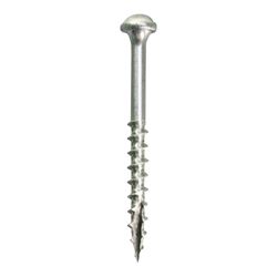 Kreg SML-C250-50 Pocket-Hole Screw, #8 Thread, 2-1/2 in L, Coarse Thread, Maxi-Loc Head, Square Drive, Carbon Steel, 50/PK 