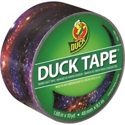 Duck 283039 Duct Tape, 10 yd L, 1.88 in W, Galaxy 