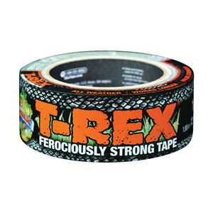 T-Rex 241309 Duct Tape, 12 yd L, 1.88 in W, Cloth Backing, Gunmetal Gray
