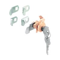 Defender Security U 9940 Mailbox Lock, Keyed Lock, Steel, Brass 
