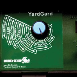 Bird-X Yard Gard YG Ultrasonic Animal Repeller, Ultrasonic, 6-3/4 in L 