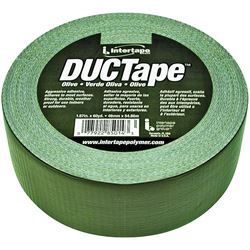 IPG 20C-OD2 Duct Tape, 60 yd L, 1.88 in W, Polyethylene-Coated Cloth Backing, Olive Drab 