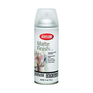 Krylon K01311007 Spray Paint, Matte, Clear, 11 oz, Can