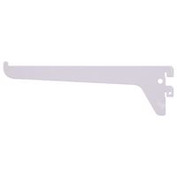 ProSource 25333PHL-PS Single and Utility Shelf Bracket, 62 lb/Pair, 8 in L, 2-1/2 in H, Steel, White 30 Pack 