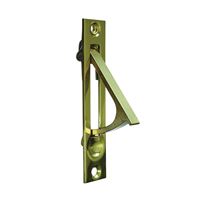 National Hardware N216-051 Door Edge Pull, 3/4 in W, Brass, Solid Brass 2 Pack 