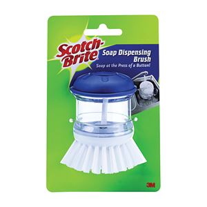 Scotch-Brite 495 Soap Dispensing Brush, Plastic Handle