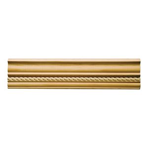 Waddell MLD354 Crown Molding, Rope Pattern, Synthetic 10 Pack