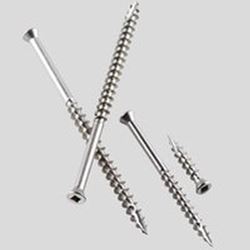 Simpson Strong-Tie S10300DBB Screw, #10 Thread, 3 in L, Coarse Thread, Bugle Head, Square Drive, Type 17 Point, Steel 