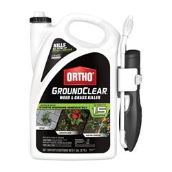 Ortho GroundClear 4613264 Weed and Grass Killer, Liquid, Spray Application, 1 gal Bottle 