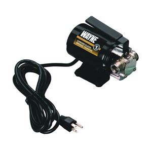 WAYNE PC2 Transfer Pump, 2 A, 115 V, 0.1 hp, 3/4 in Outlet, 300 gph, Metal