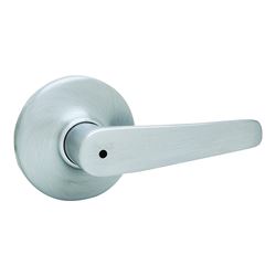 Kwikset 300DL26DCP Privacy Lever, 3-5/8 in L Lever, Satin Chrome 