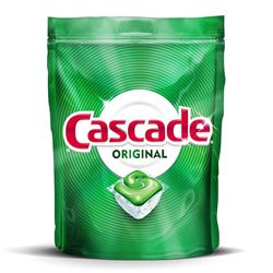 Cascade 80675 Dishwasher Detergent Pack, Solid, Fresh 
