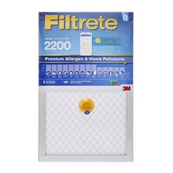 Filtrete S-EA03-4 Air Filter, 25 in L, 20 in W, 13 MERV, 2200 MPR, Pack of 4 