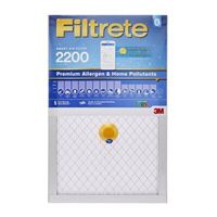 Filtrete S-EA00-4 Air Filter, 20 in L, 16 in W, 13 MERV, 2200 MPR, Pack of 4 