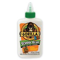 Gorilla 2754202 School Glue, White, 4 oz 