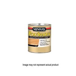 Minwax 213964444 Waterbased Polyurethane Stain, Satin, Liquid, Honey, 0.5 pt, Pack of 4 