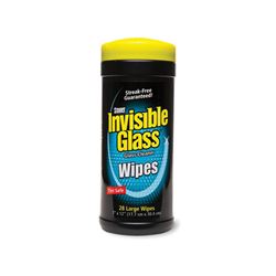Stoner 7873250 Invisible Glass Wipes, Canister, Bulk Wipe, Mild Alcohol 