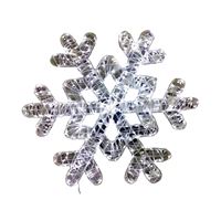 Santas Forest 62509 Snowflake Glittering Decor, 31 in L, 2 in W, Resin Wrapped 
