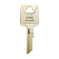 Hy-Ko 11010RA7 Automotive Key Blank, Brass, Nickel, For: AMC Vehicle Locks, Pack of 10 