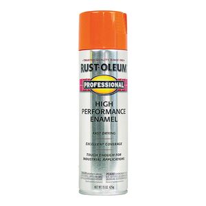 Professional 7555838 Safety Spray Paint, Gloss, Safety Orange, 15 oz, Can