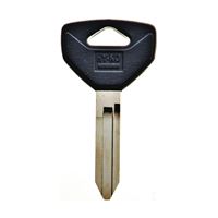 HY-KO 12005Y155 Key Blank, Brass, Nickel, For: Chrysler, Dodge, Eagle, Jeep, Plymouth Vehicles 5 Pack 