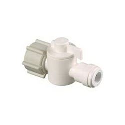 WATTS 3552-0806/P-672 In-Line Valve, 1/2 x 1/4 in Connection, NPS x CTS, 250 psi Pressure, Thermoplastic Body 